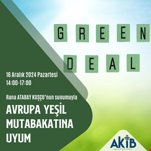 Avrupa Yeşil Mutabakatına Uyum